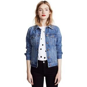 Madewell The Jean Jacket Classic Ladies Size Small Pinter Blue Medium Wash